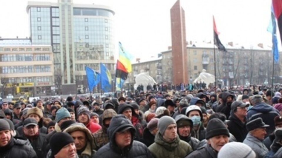 ОГА захвачена митингующими