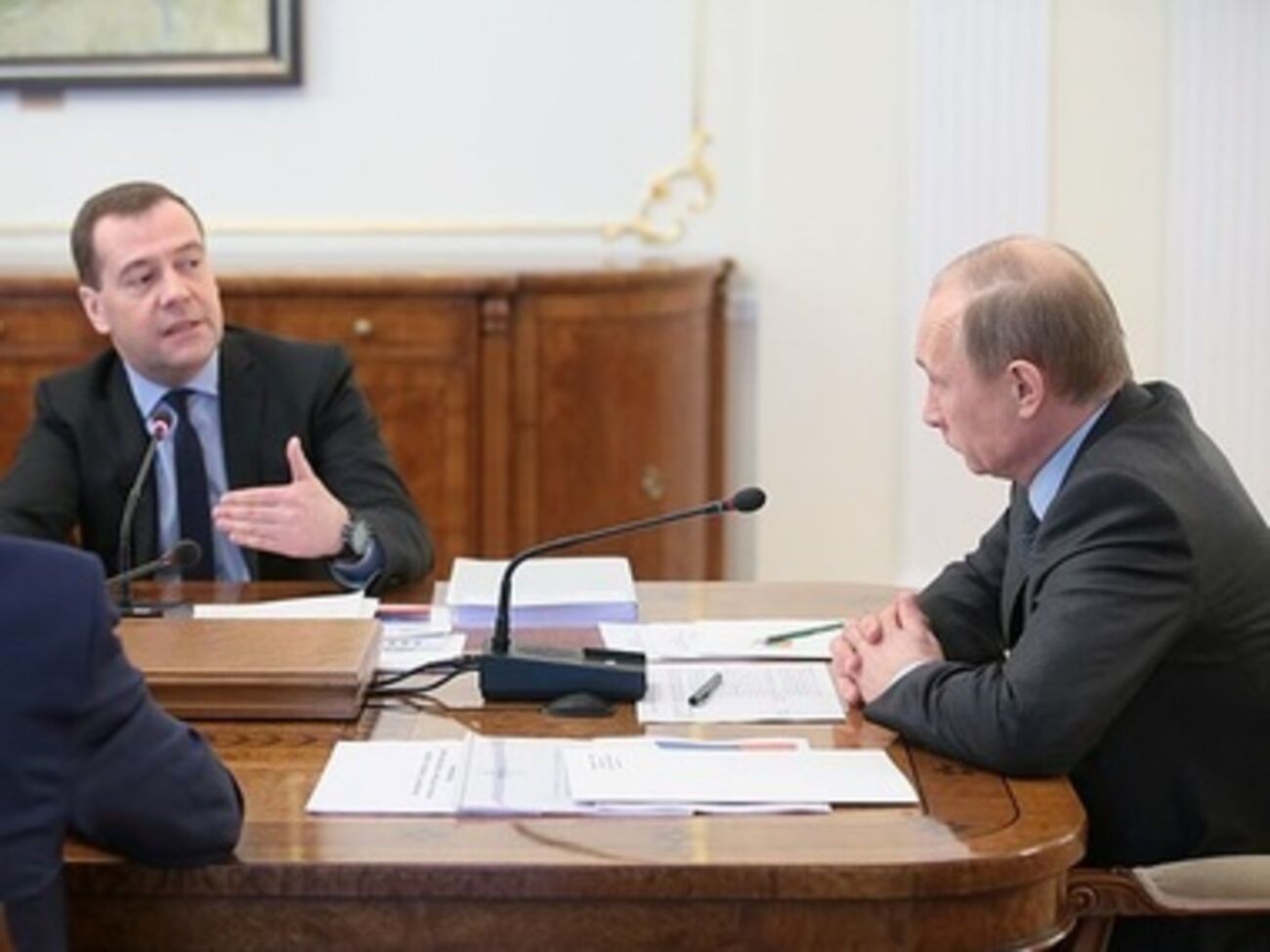 Дмитрий Медведев и Владимир Путин