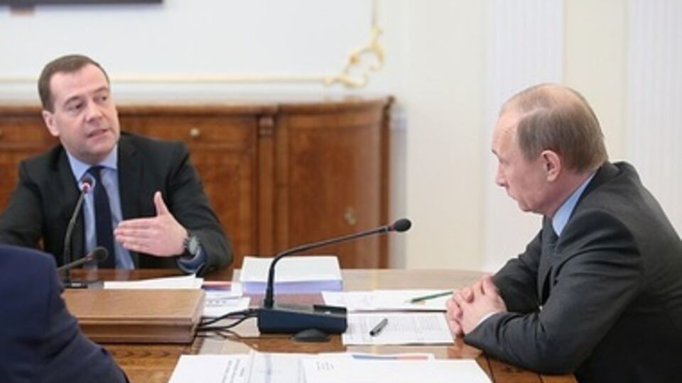 Дмитрий Медведев и Владимир Путин