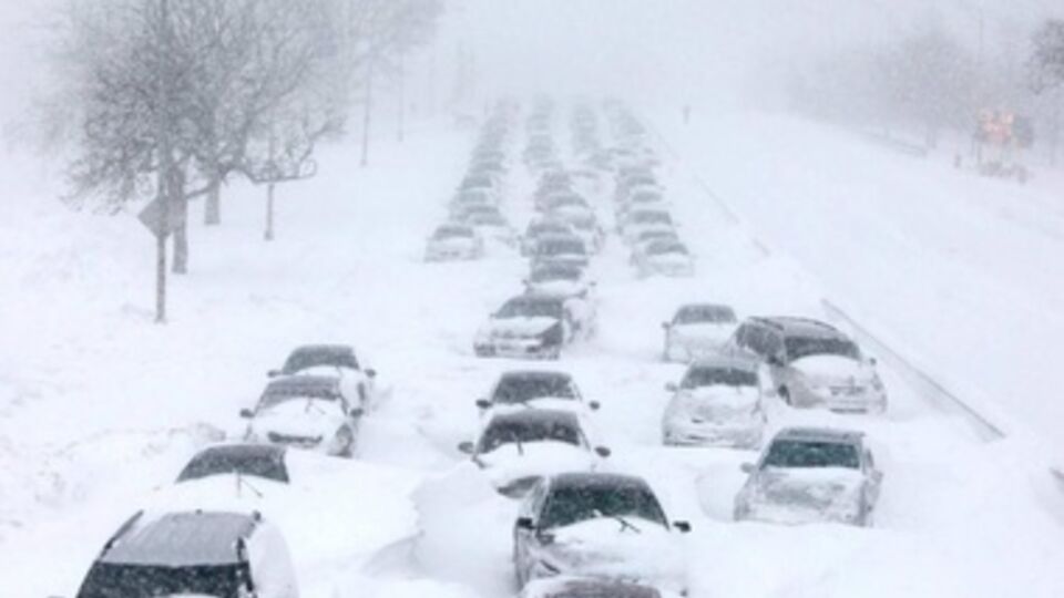 В прошлом году американцы тоже пережили снежный шторм