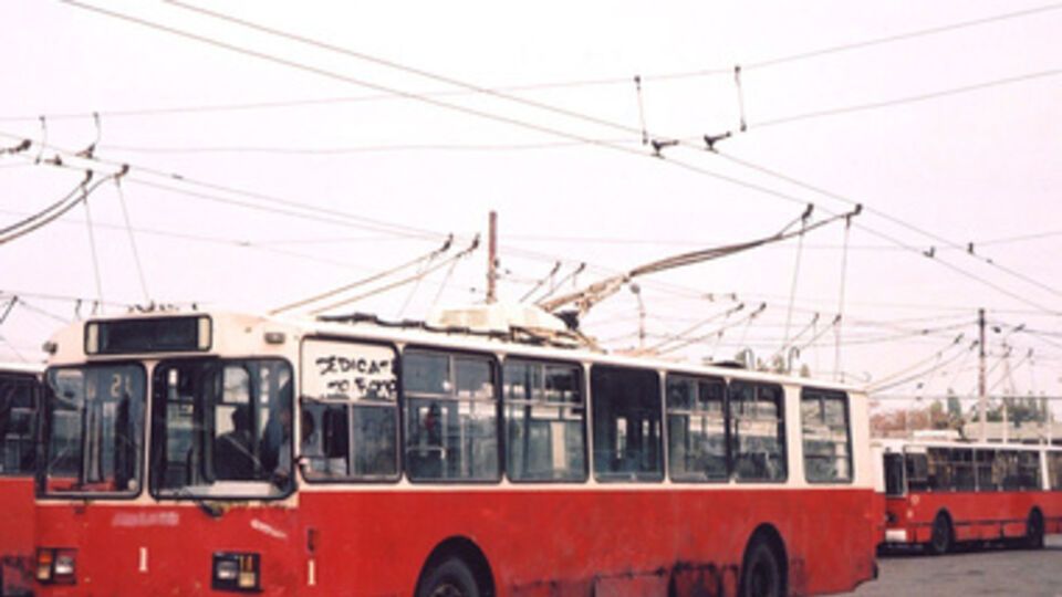 Риф вырастет вокруг троллейбуса