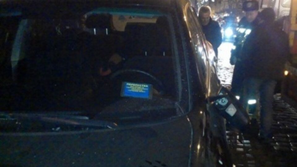 Авария произошла в центре Киева