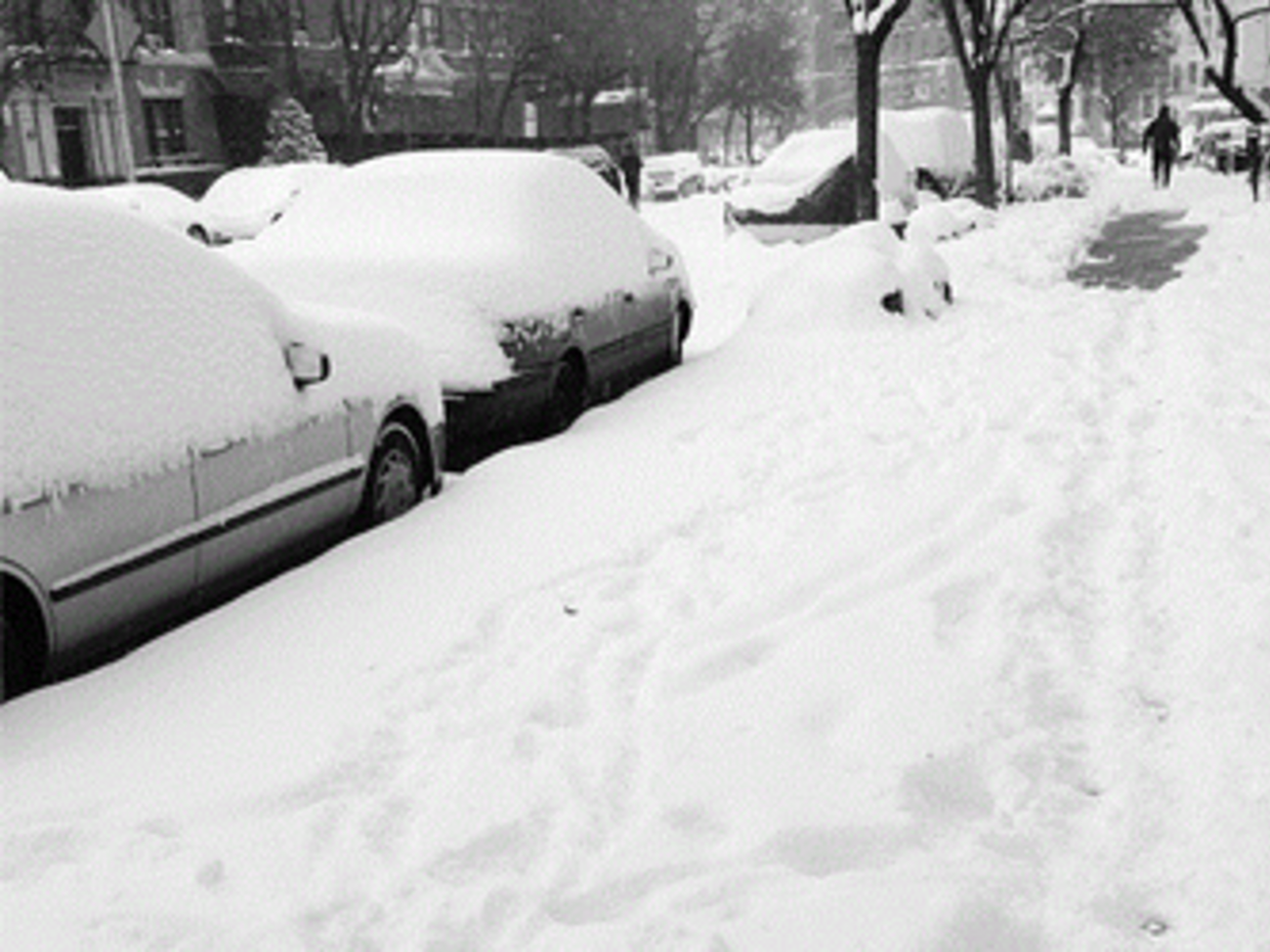 Уровень снега достигает 60 см