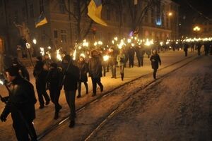 Акция памяти во Львове