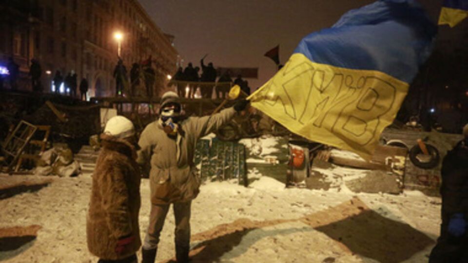 Столкновения на Грушевского начались 19 января