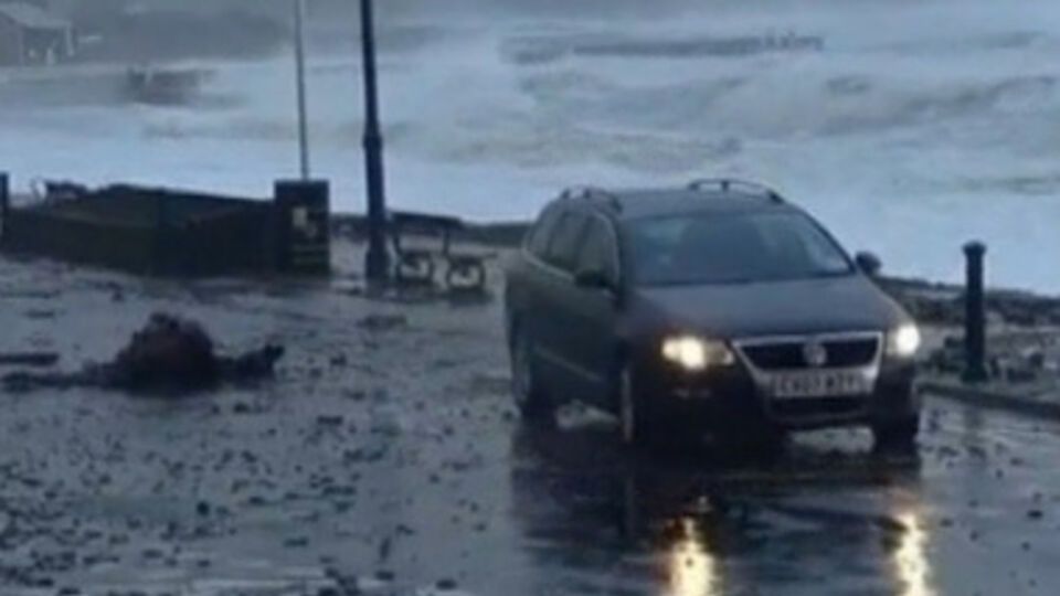 Во Франции шторм и наводнение