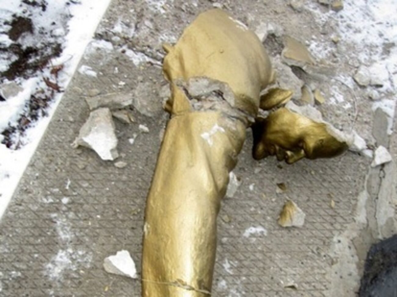 Ранее Ленина снесли в Котовске