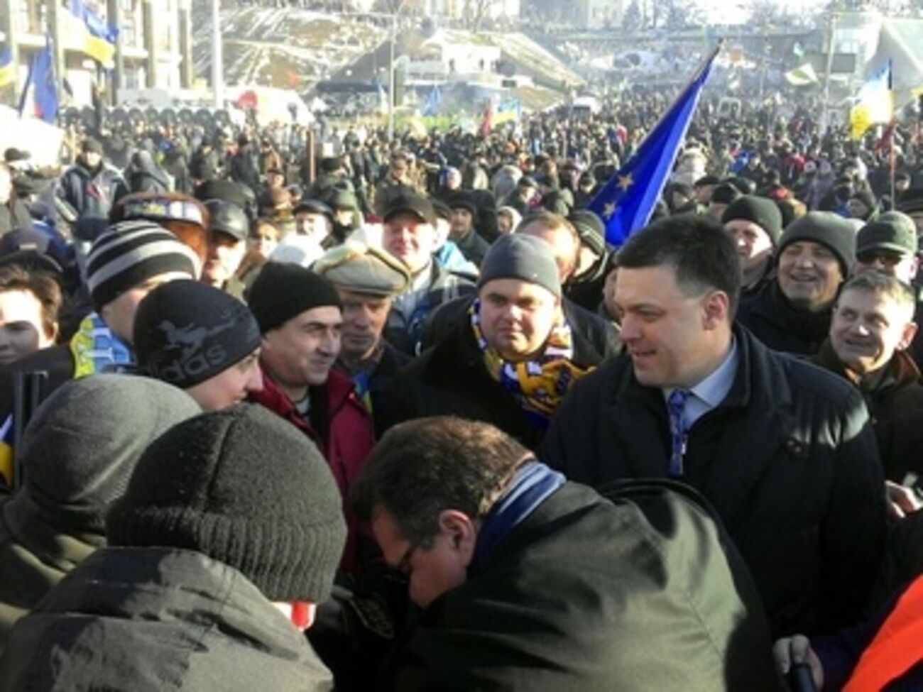 Олег Тягнибок на Евромайдане