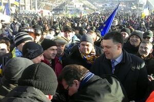 Олег Тягнибок на Евромайдане