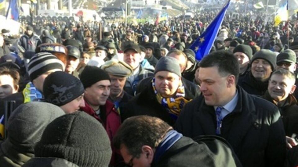 Олег Тягнибок на Евромайдане