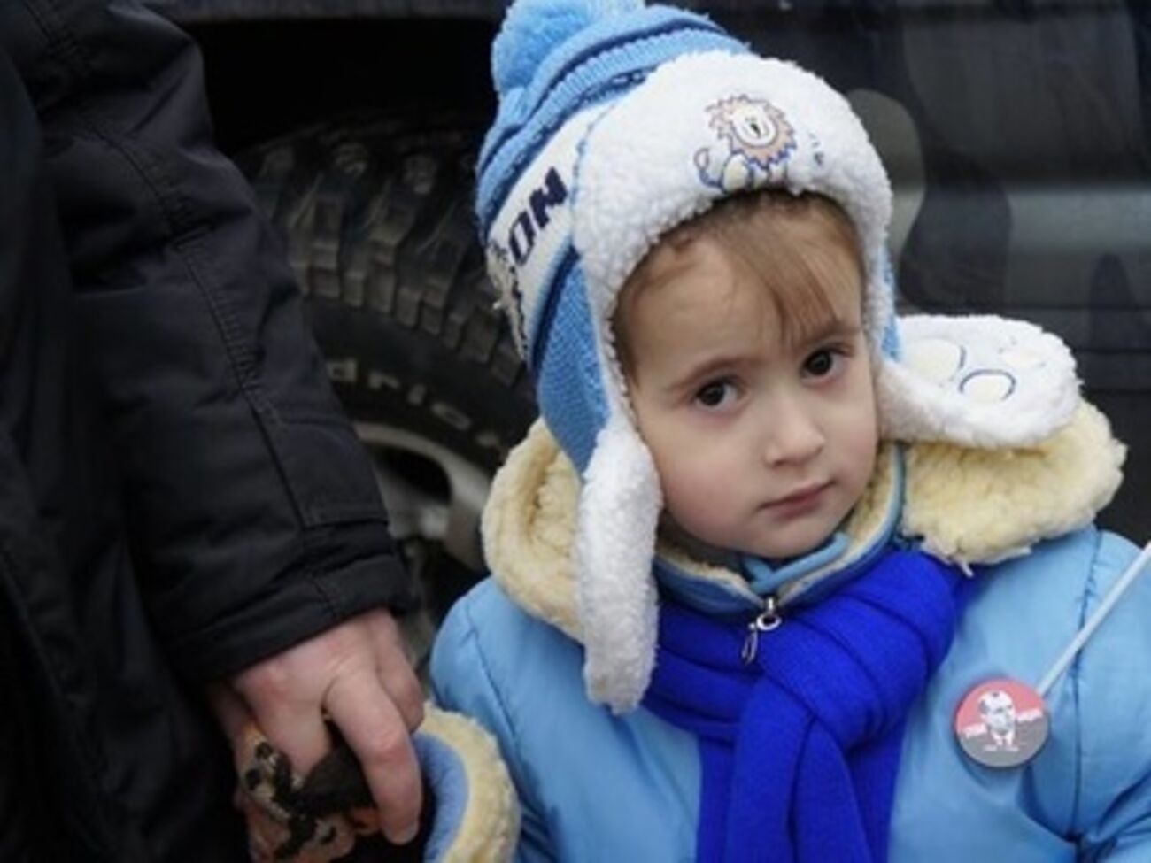 "Беркут" не пустил прихожан на молитву у "Межигорья". Фоторепортаж