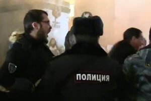 Митинг продлился несколько минут