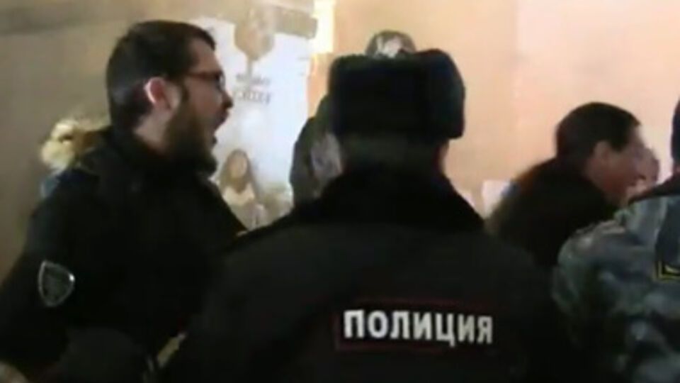 Митинг продлился несколько минут