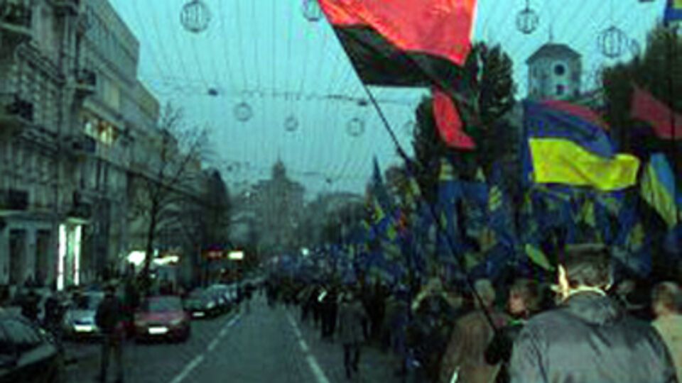 Колонна шла от Киевгорсовета до здания ЦИК