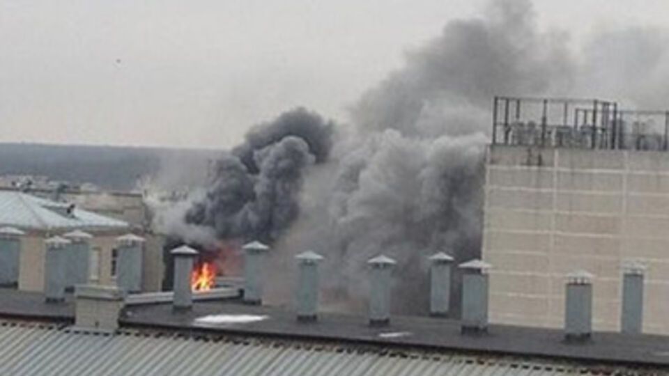 Пожар вспыхнул в 11.29, удалось его погасить в 14.10