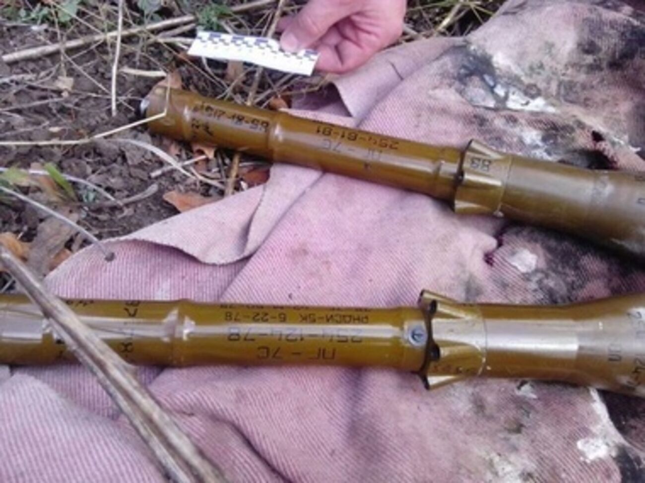 Саперы обезвредили снаряды и передали на экспертизу