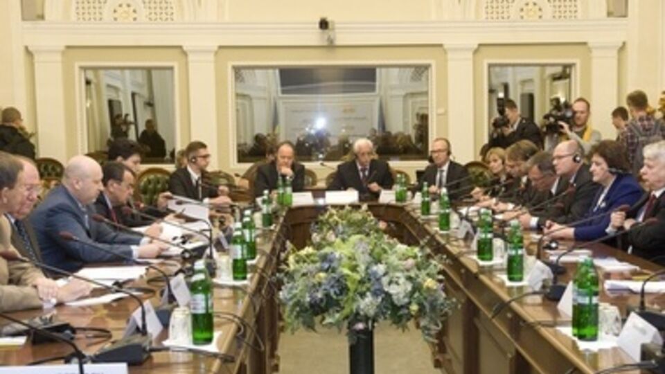 Александр Турчинов провел встречу с руководителями парламентов Дании, Ирландии, Литвы, Польши и Швеции