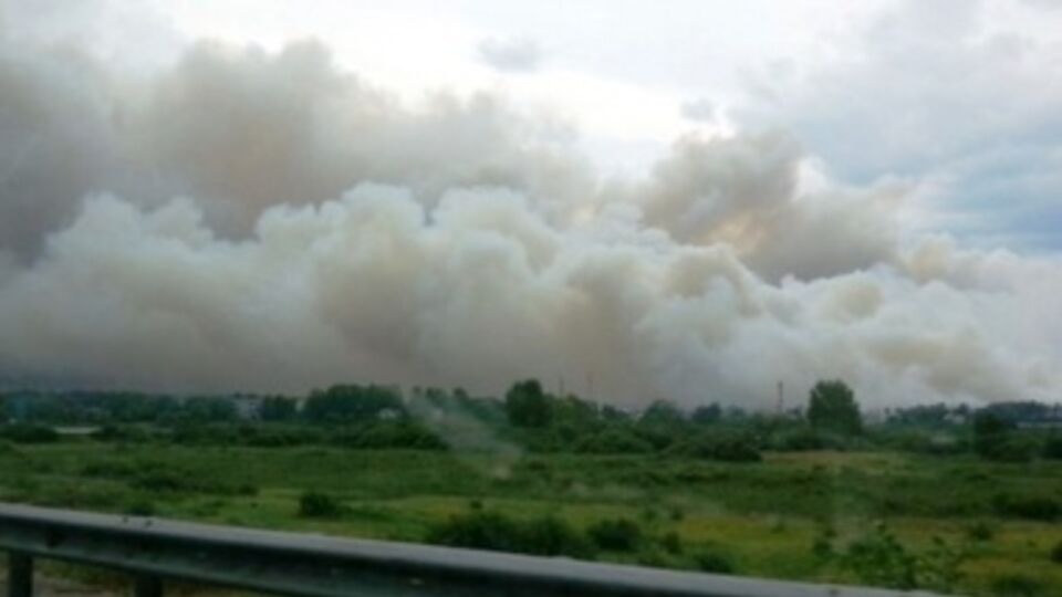 Из-за дыма на трассе участились ДТП