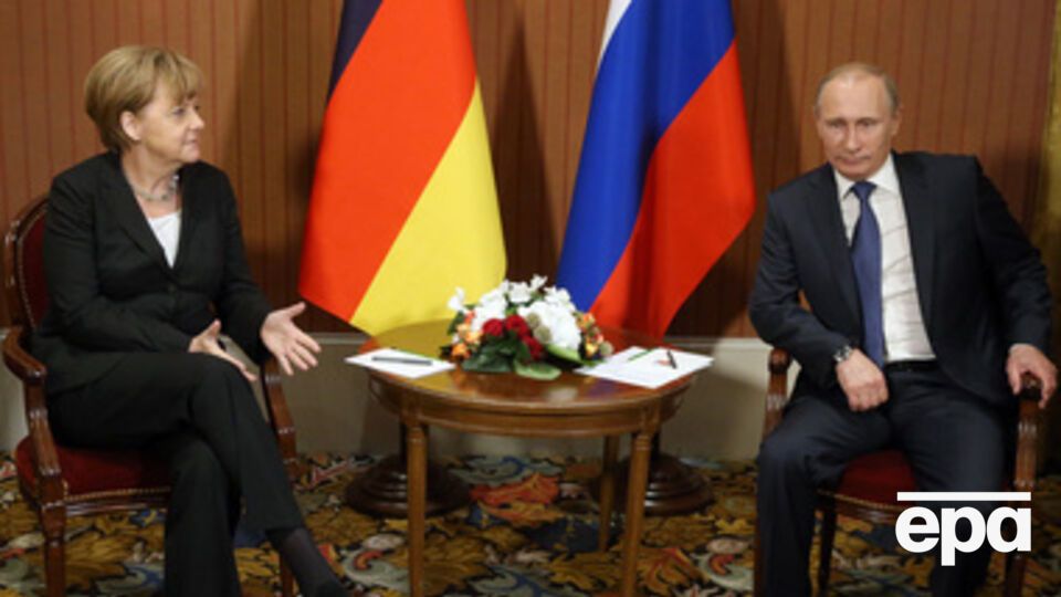 Встреча Меркель и Путина во Франции 6 июня