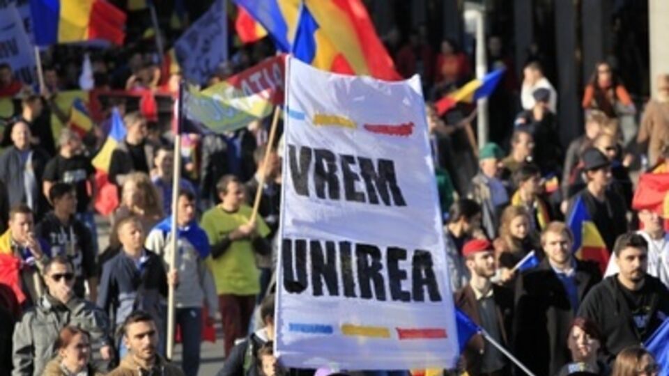 Митингующие хотят присоединить Молдову к Румынии для защиты от агрессии РФ