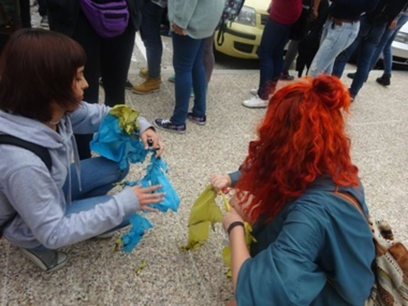 Флаг сожгли в университете