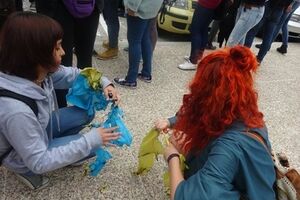 Флаг сожгли в университете