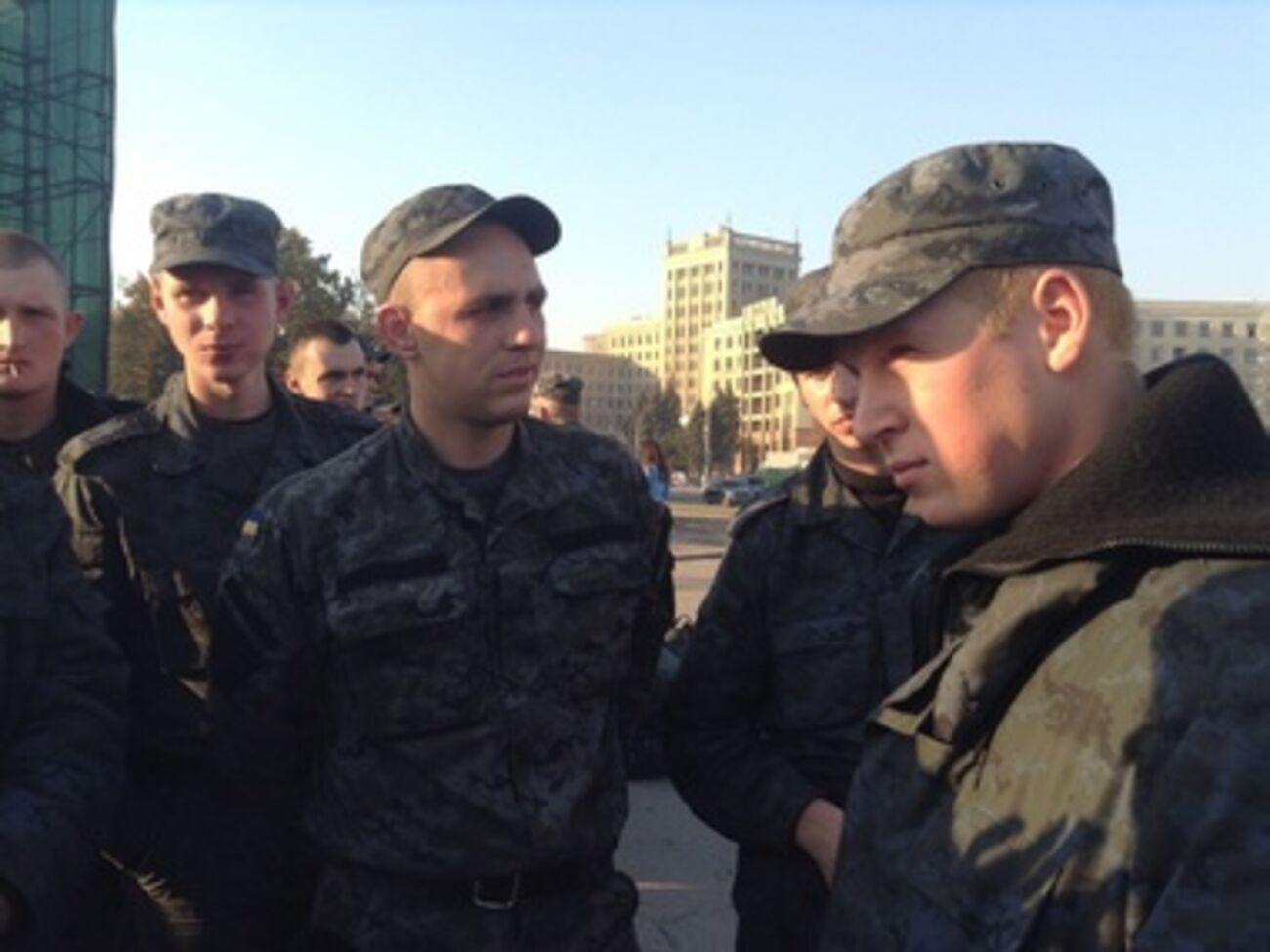 В Харькове тоже митинговали "срочники"
