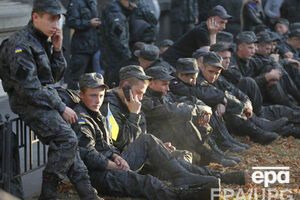 Парубий раскритиковал бойцов Нацгвардии, требующих демобилизации