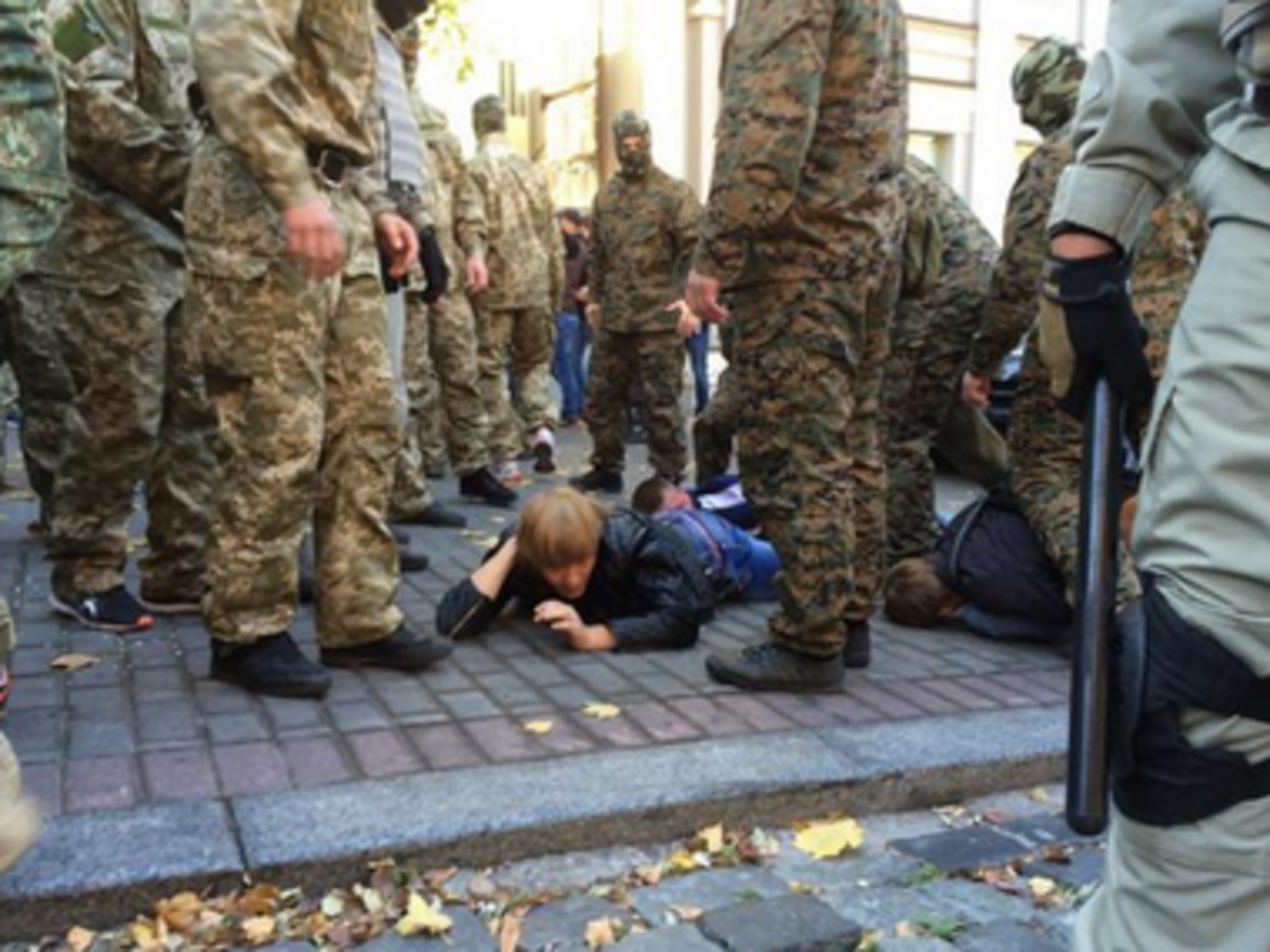 Некоторые участники митинга задержаны