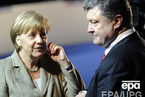 Порошенко обсудил с Меркель дальнейшие действия