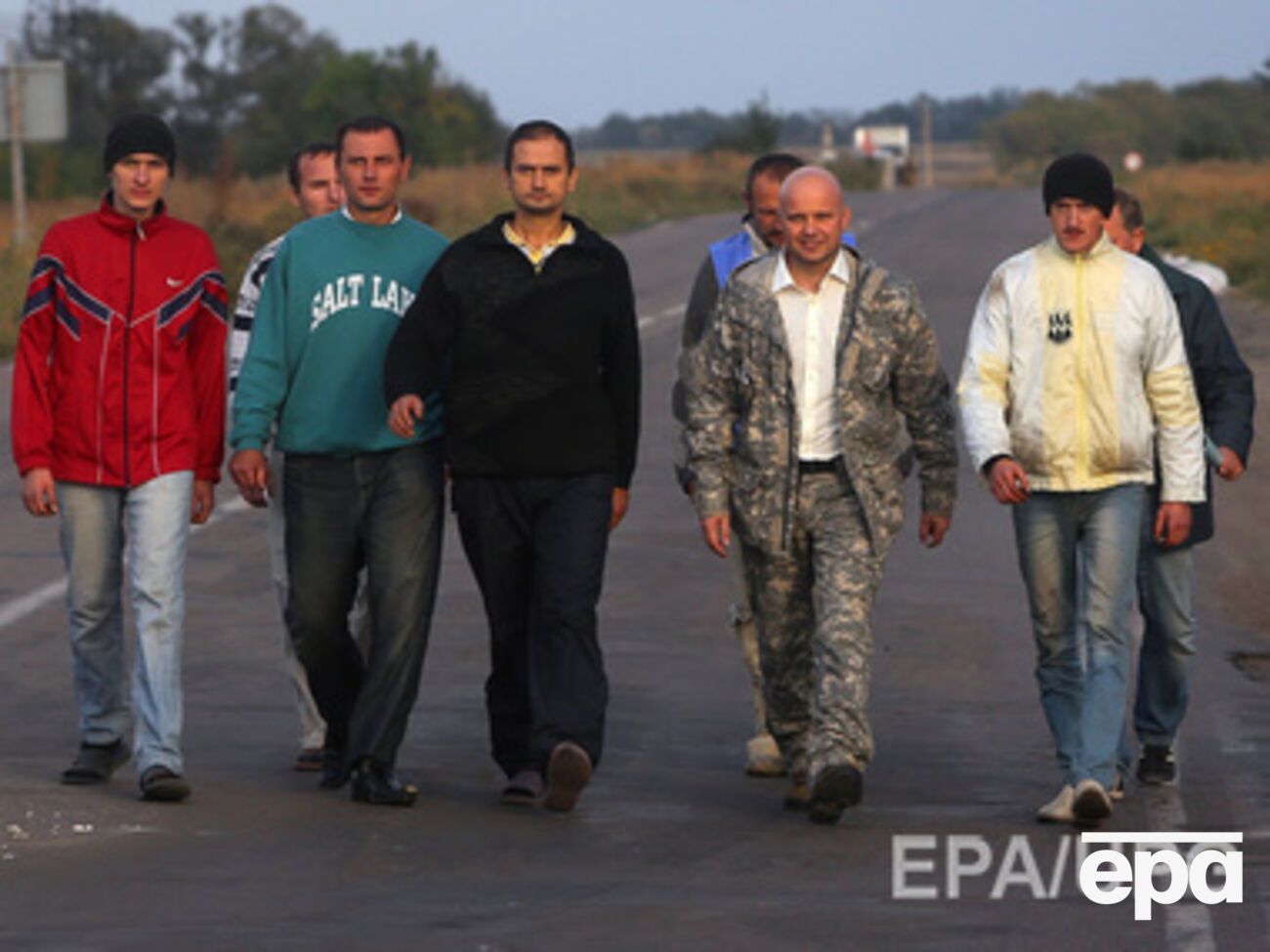 Из плена освобождена очередная партия украинских пленных