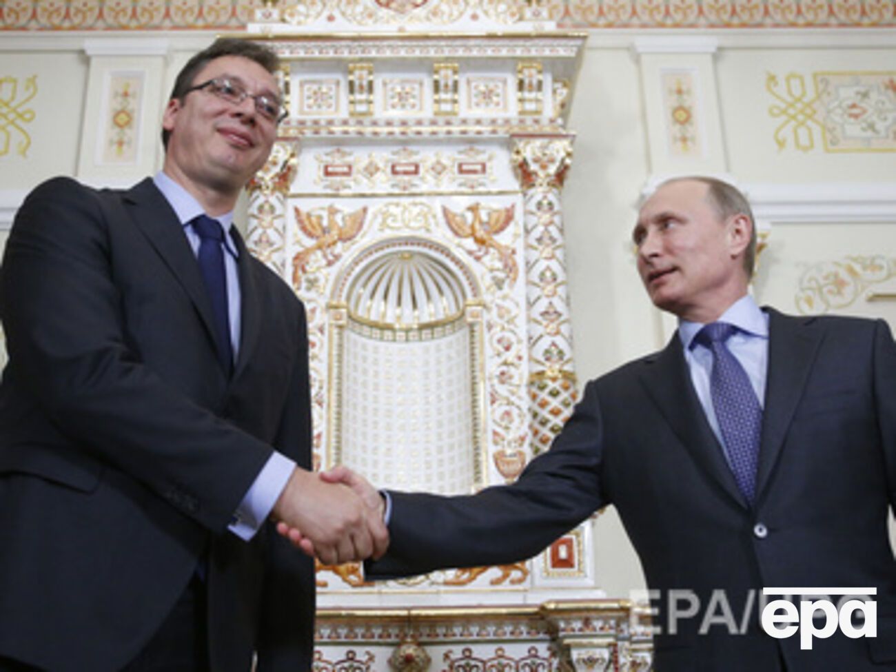 Премьер-министр Сербии Александр Вучич и президент России Владимир Путин