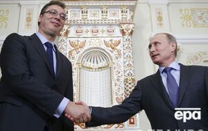 Премьер-министр Сербии Александр Вучич и президент России Владимир Путин