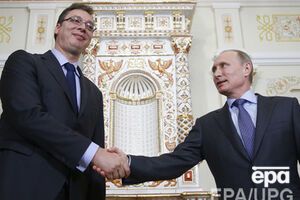 Премьер-министр Сербии Александр Вучич и президент России Владимир Путин