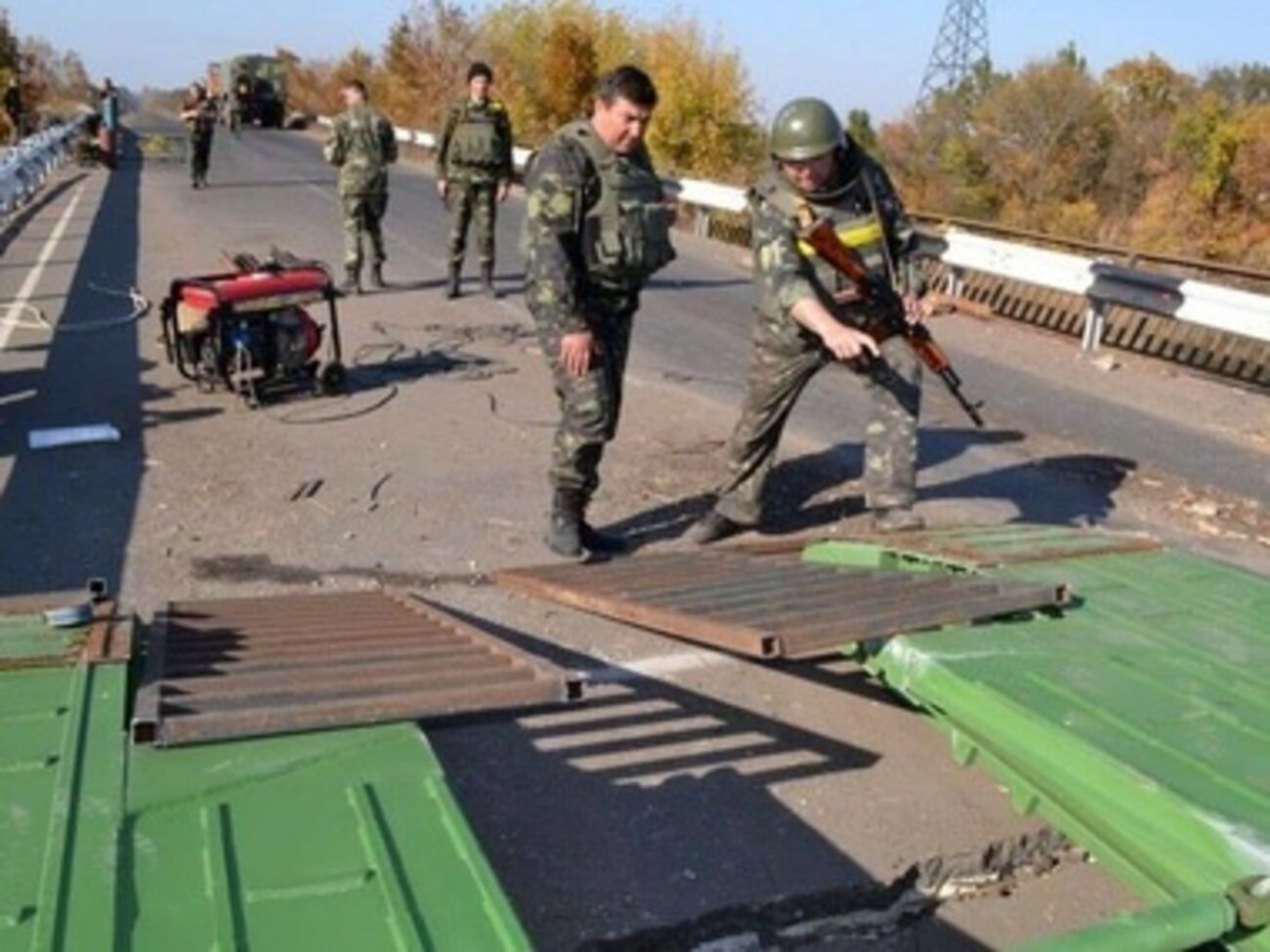 Восстановление моста в боевых условиях