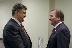 Президент Украины поблагодарил шведского премьера за техническую помощь украинским реформам