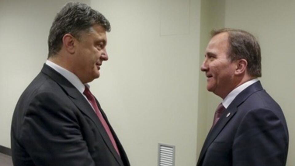 Президент Украины поблагодарил шведского премьера за техническую помощь украинским реформам