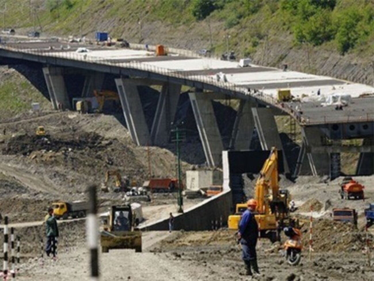 Олимпийские дороги "уничтожили" несколько крупных строительных фирм