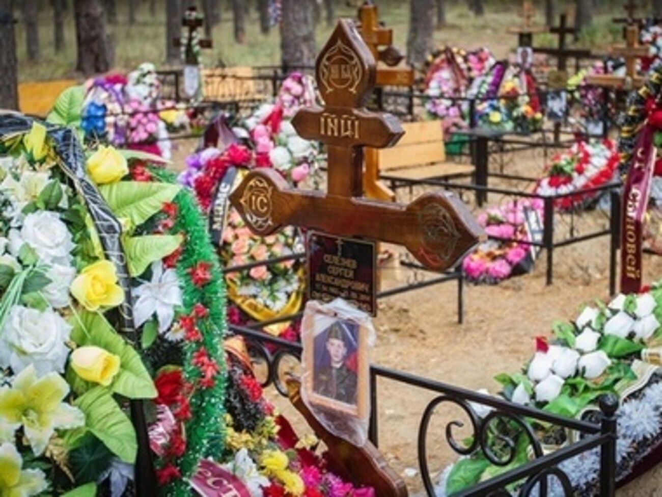 Могилы российских военных в Костроме