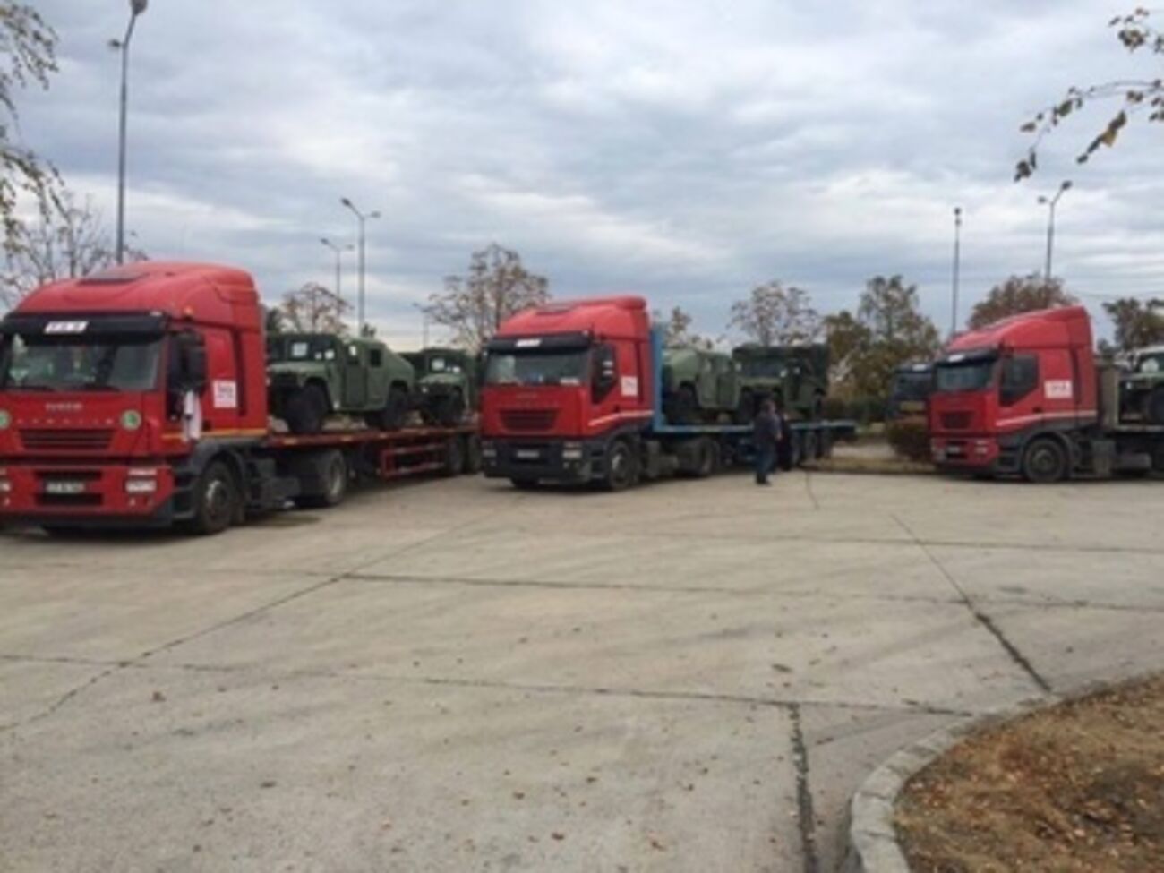 Военные хаммеры прибыли в Молдову