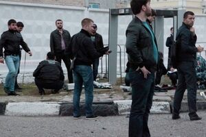 Место теракта 5 октября в Грозном