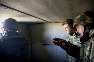 Порошенко заявил, что окружения под Бахмутовкой не было