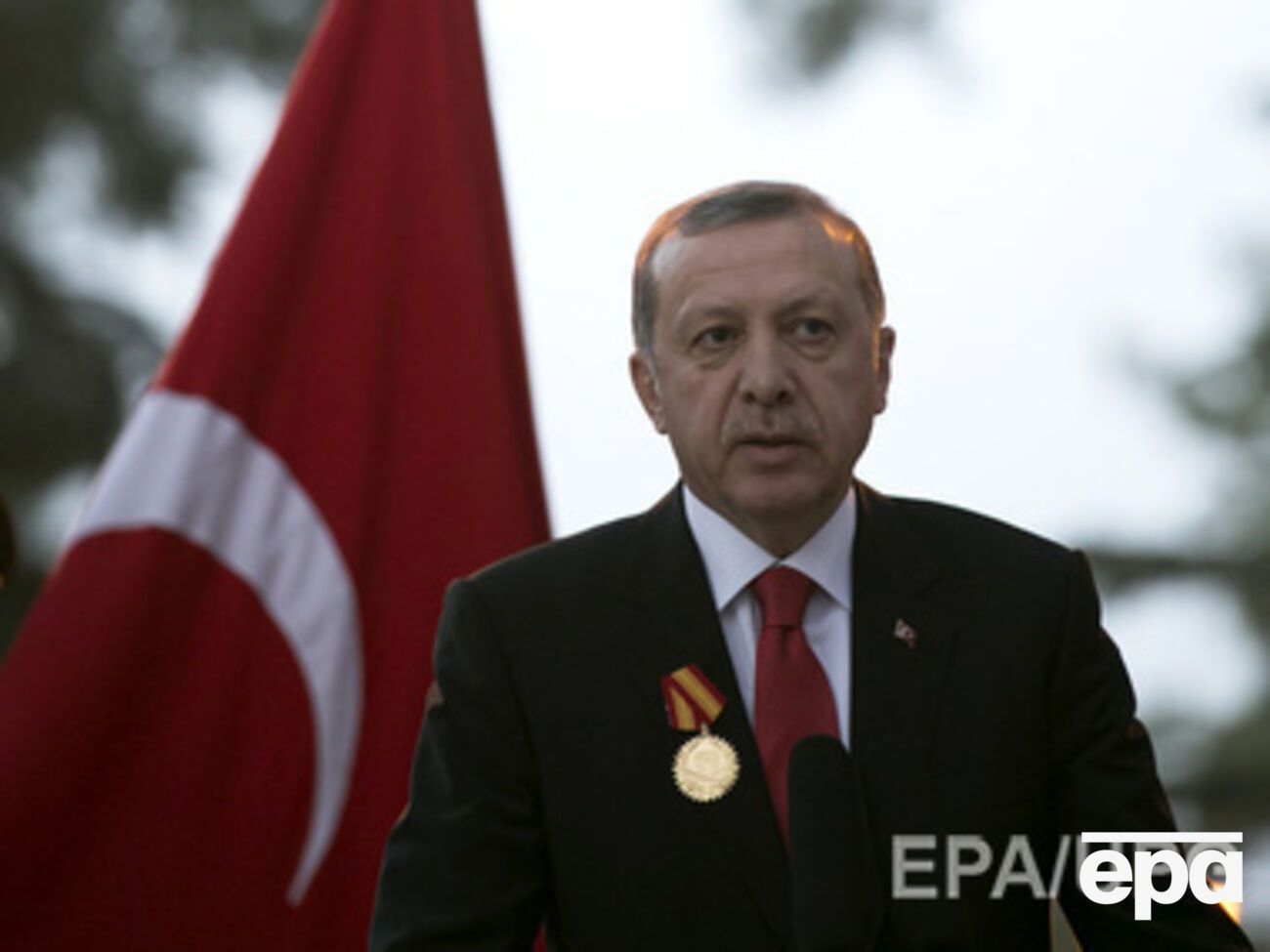 Эрдоган заявил, что Турция не будет поставлять оружие курдам, воюющим против исламистов