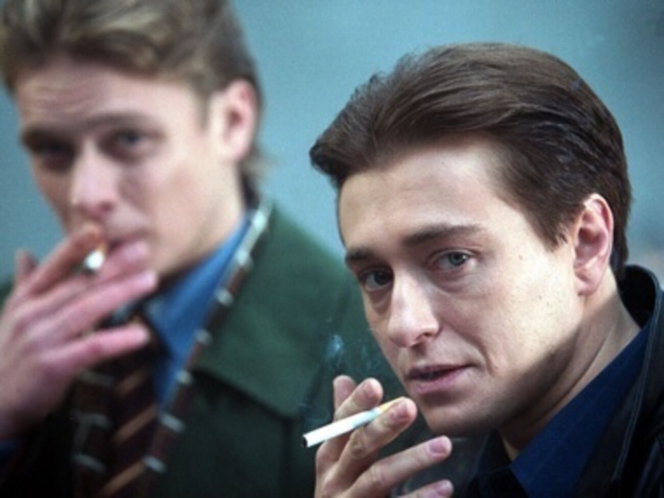 The Russian actor Segiey Bezrukov in the movie "Brigada"