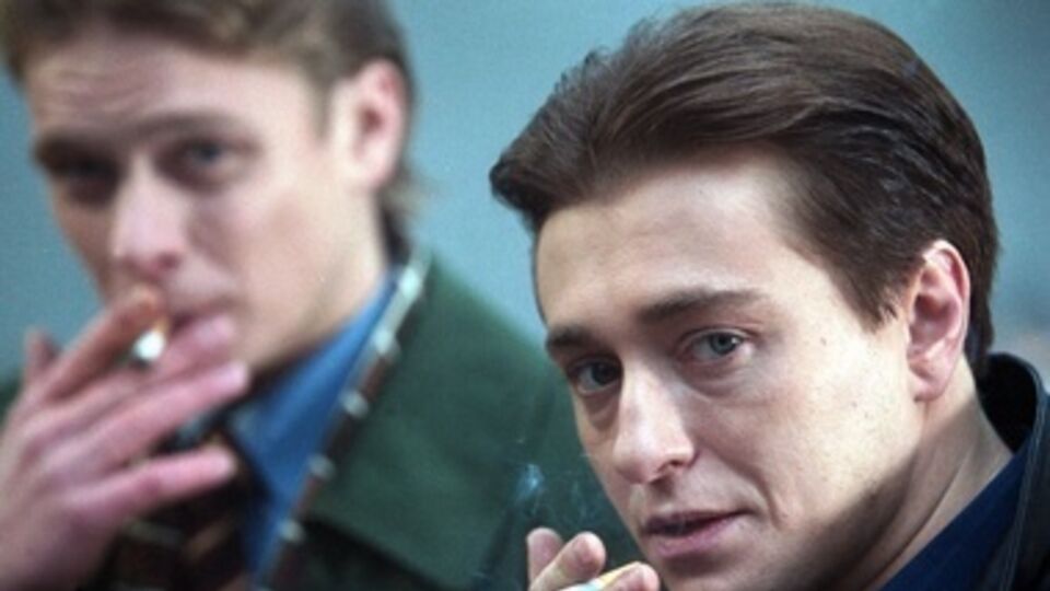 The Russian actor Segiey Bezrukov in the movie "Brigada"