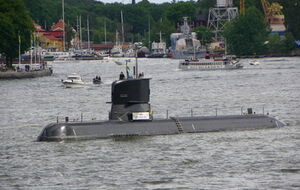 В районе Стокгольмского архипелага терпит бедствие подлодка, которая, возможно, является российской