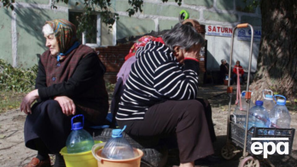 Часть Донецка все еще без воды