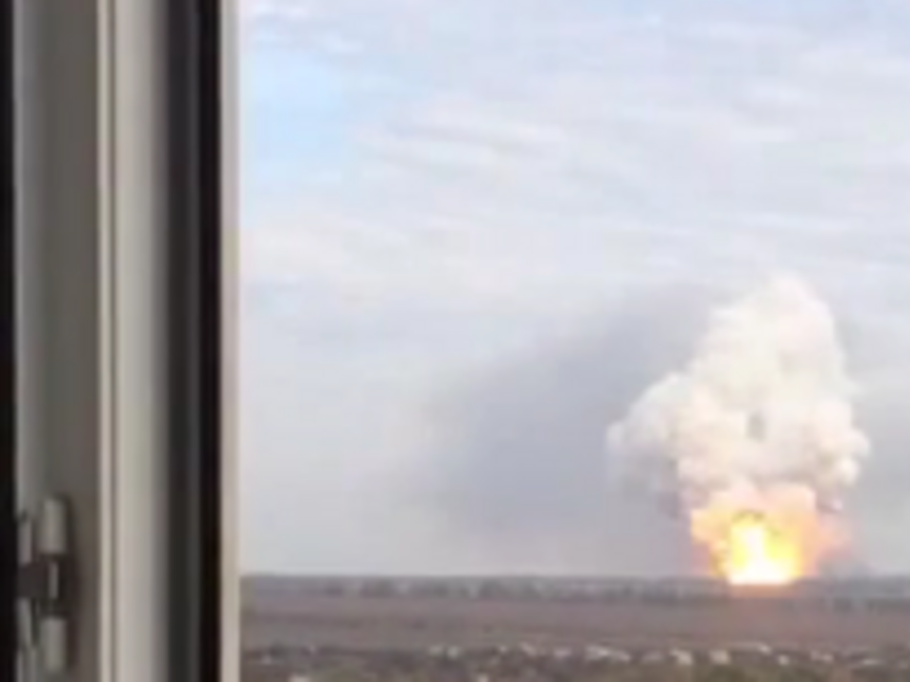 Взрыв был очень сильным