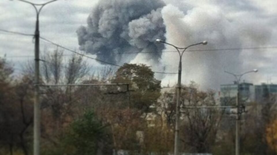 В Донецке прогремел самый мощный за все время боевых действий взрыв. Фоторепортаж