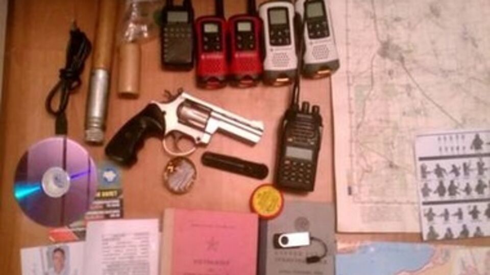 У задержанных изъят арсенал оружия